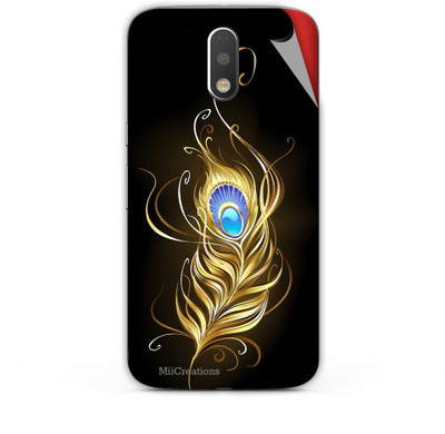 

MiiCreations M-G4-P-MS-00256 Motorola Moto G4 Plus Mobile Skin(Black)