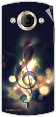 

MiiCreations MMXA255-MS-00315 Micromax Canvas Selfie A255 Mobile Skin(Black)