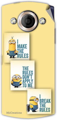 

MiiCreations MMXA255-MS-00144 Micromax Canvas Selfie A255 Mobile Skin(Yellow)