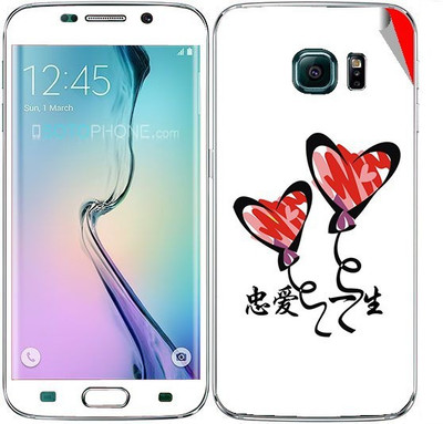 Snooky Samsung Galaxy S6 Edge Mobile Skin(White)