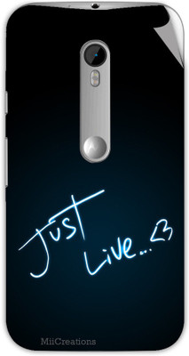 

MiiCreations M-G3-MS-00146 Moto G (3rd Generation) Mobile Skin(Black)