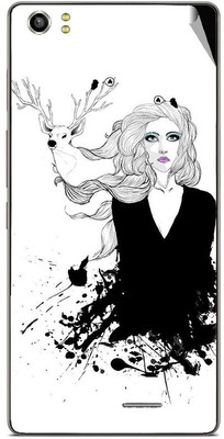 Snooky Lava Iris Icon Mobile Skin(White)