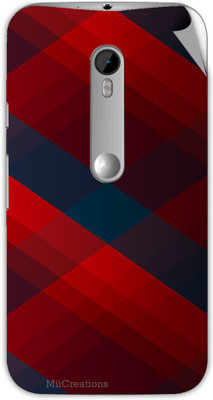 

MiiCreations M-G3-MS-00286 Motorola Moto G (3rd Gen) Mobile Skin(Red)