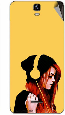

MiiCreations MMXA190-MS-00251 Micromax Canvas HD Plus A190 Mobile Skin(Yellow)