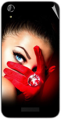 Snooky Lava Iris X1 Atom Mobile Skin(Red)