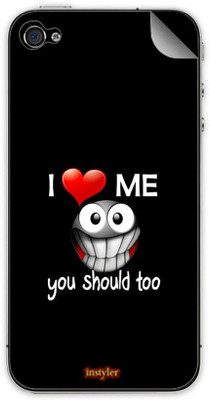 

instyler MSKIP4_10072 APPLE I PHONE 4 Mobile Skin(Multicolor)