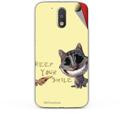 

MiiCreations M-G4-P-MS-00276 Motorola Moto G4 Plus Mobile Skin(Beige)