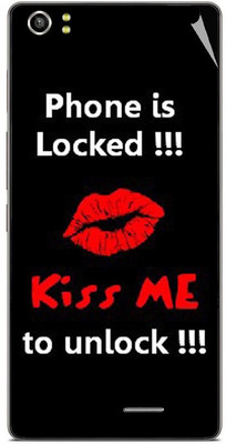 Snooky Lava Iris Icon Mobile Skin(Black)