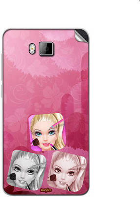 

instyler STICKER-23384 Lava Iris 406q Mobile Skin(Multicolor)