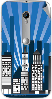 MiiCreations M-G3-MS-00117 Moto G (3rd Generation) Mobile Skin(Blue)