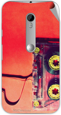 

MiiCreations M-G3-MS-00104 Moto G (3rd Generation) Mobile Skin(Red)