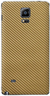 STICK_ME CARBON FIBRE SAMSUNG GALAXY NOTE 4 Mobile Skin(GOLDEN)