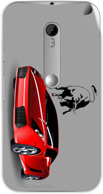 

MiiCreations M-G3-MS-00171 Moto G (3rd Generation) Mobile Skin(Grey)