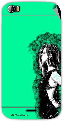 

MiiCreations 00203-MS-MMXA240 Micromax canvas doodle-2-A-240 Mobile Skin(Green)