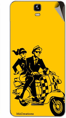 

MiiCreations MMXA190-MS-00163 Micromax Canvas HD Plus A190 Mobile Skin(Yellow)