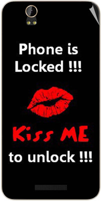 Snooky Lava Iris X1 Grand Mobile Skin(Black)