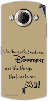 

MiiCreations MMXA255-MS-00200 Micromax Canvas Selfie A255 Mobile Skin(Brown)