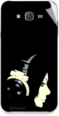 

MiiCreations SMNG-J7-MS-00229 Samsung Galaxy J7 Mobile Skin(Black)