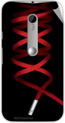 

MiiCreations M-G3-MS-00023 Motorola Moto G 3rd Gen Mobile Skin(Black)