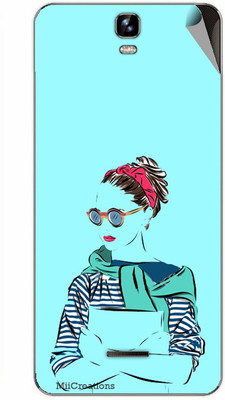 

MiiCreations MMXA190-MS-00208 Micromax Canvas HD Plus A190 Mobile Skin(Blue)