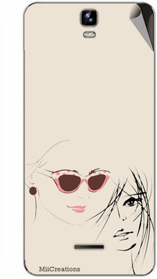

MiiCreations MMXA190-MS-00204 Micromax Canvas HD Plus A190 Mobile Skin(Beige)