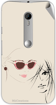 

MiiCreations M-G3-MS-00204 Moto G (3rd Generation) Mobile Skin(Beige)
