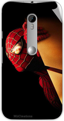 

MiiCreations M-G3-MS-00033 Motorola Moto G 3rd Gen Mobile Skin(Black)