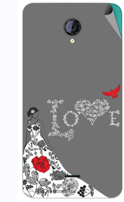 MiiCreations 00110-MS-MMXA106 Micromax Unite 2 A106 Mobile Skin(Grey)