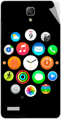

MiiCreations XM-R-N-MS-00019 Xiaomi Redmi Note Mobile Skin(Black)