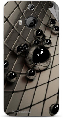 

MiiCreations H-M9-P-MS-00193 HTC One M9 Plus Mobile Skin(Black)