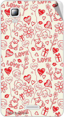 

MiiCreations MMXA102-MS-00132 Micromax Canvas 102 Doodle 3 Mobile Skin(Multicolor)