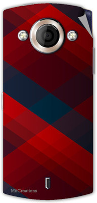 

MiiCreations MMXA255-MS-00286 Micromax Canvas Selfie A255 Mobile Skin(Red)