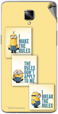 

MiiCreations OP3-MS-00144 One Plus 3 Mobile Skin(Yellow)
