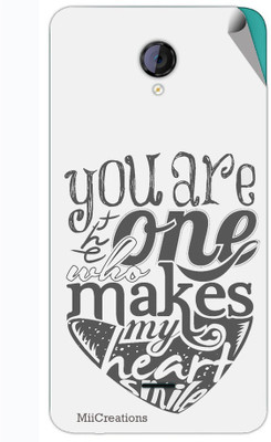 

MiiCreations 00189-MS-MMXA106 Micromax Unite 2 A106 Mobile Skin(Grey)
