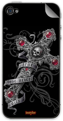 

instyler MSKIP4_10015 APPLE I PHONE 4 Mobile Skin(Multicolor)