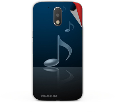 

MiiCreations M-G4-P-MS-00301 Motorola Moto G4 Plus Mobile Skin(Blue)