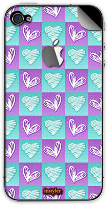 instyler DIGITAL-56 Apple iPhone 4S Mobile Skin(MULTICOLOR)