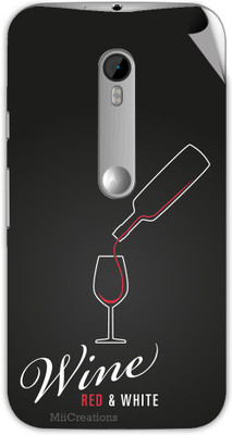 

MiiCreations M-G3-MS-00139 Moto G (3rd Generation) Mobile Skin(Black)