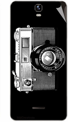 

MiiCreations MMXA190-MS-00064 Micromax Canvas HD Plus A190 Mobile Skin(Black)