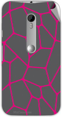 

MiiCreations M-G3-MS-00248 Moto G (3rd Generation) Mobile Skin(Grey)