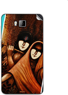 

instyler STICKER-23264 Lava Iris 406q Mobile Skin(Multicolor)