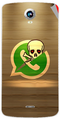 Snooky Intex Aqua i6 Mobile Skin(Brown)