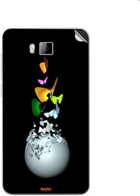 

instyler STICKER-23367 Lava Iris 406q Mobile Skin(Multicolor)