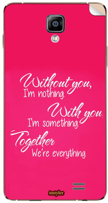 

instyler STICKER-17930 KARBONN QUATTRO L50 Mobile Skin(Multicolor)