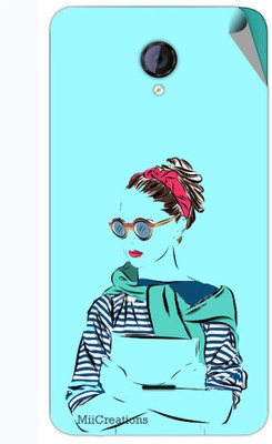 

MiiCreations 00208-MS-MMXA106 Micromax Unite 2 A106 Mobile Skin(Blue)