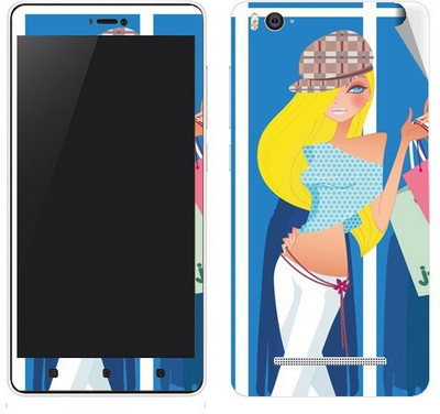 Snooky Xiaomi Mi 4i Mobile Skin(Blue)