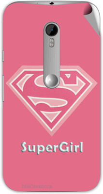 

MiiCreations M-G3-MS-00034 Motorola Moto G 3rd Gen Mobile Skin(Pink)