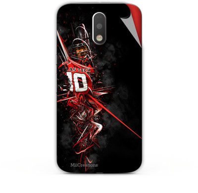 

MiiCreations M-G4-P-MS-00292 Motorola Moto G4 Plus Mobile Skin(Black)