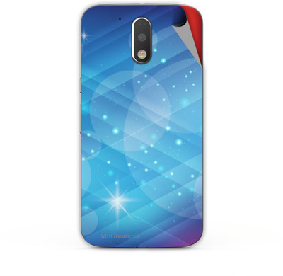

MiiCreations M-G4-P-MS-00269 Motorola Moto G4 Plus Mobile Skin(Blue)