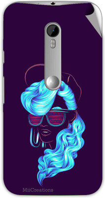 

MiiCreations M-G3-MS-00183 Moto G (3rd Generation) Mobile Skin(Purple)